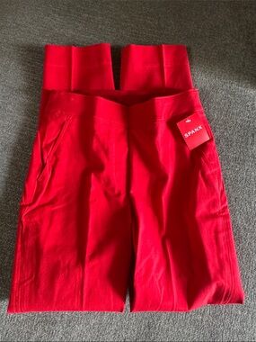SPANX Vibrant Red High-Waist Performance Leggings